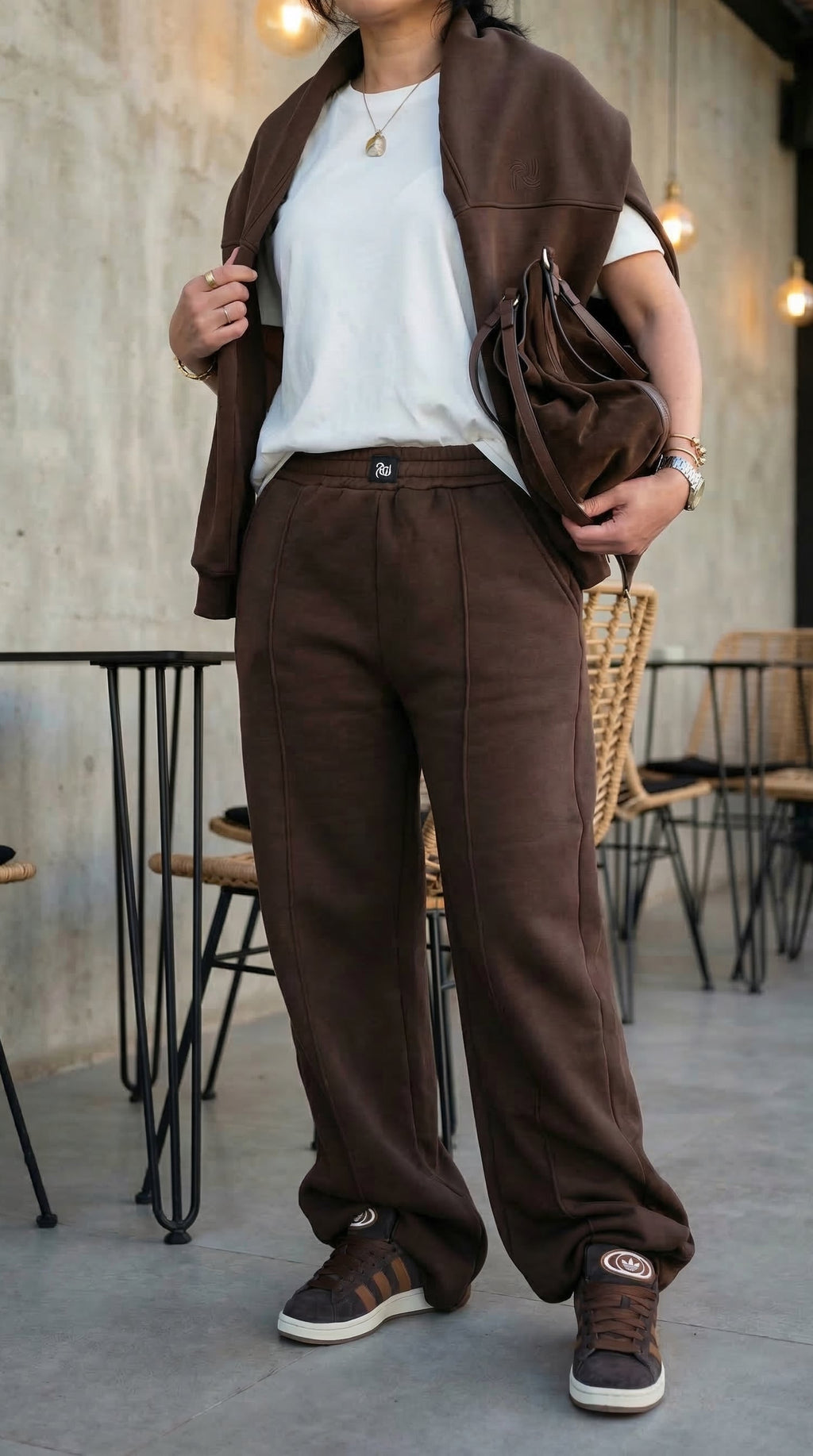 L'Intemporel LoungeWear Set - Marron
