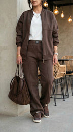 L'Intemporel LoungeWear Set - Marron