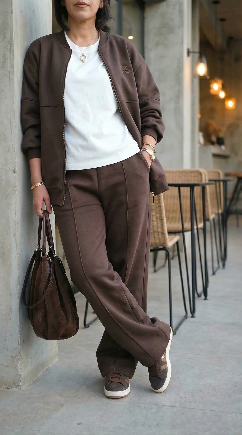 L'Intemporel LoungeWear Set - Marron