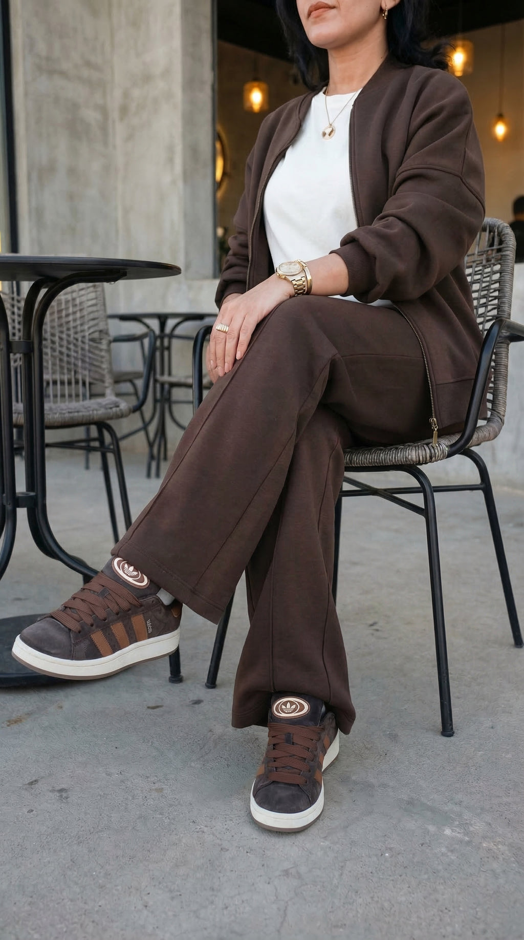 L'Intemporel LoungeWear Set - Marron