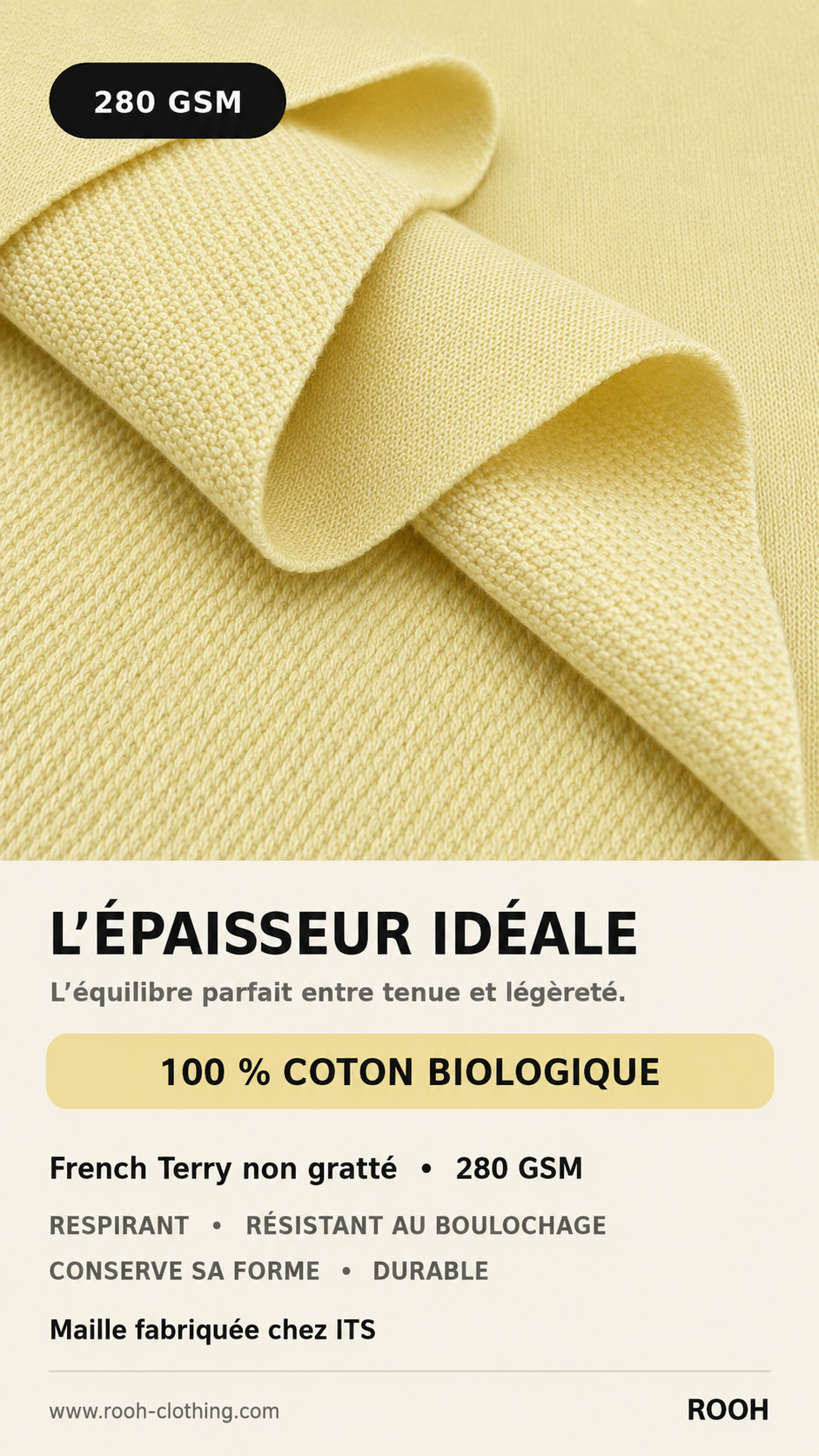 The Essential Oversized Jog Set Butter yellow